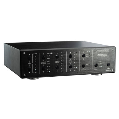Angled view of Violectric PPA V790 Phono Preamplifier on white background