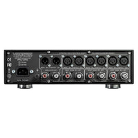 Rear ports view of Violectric PPA V790 Phono Preamplifier on white background
