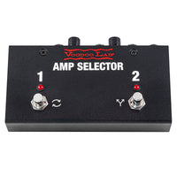 Front view of Voodoo Lab Amp Selector ABY Switcher Pedal on white background