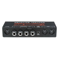 Angled rear view of Voodoo Lab Control Switcher on white background