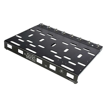 Angled to the right view of Voodoo Lab Dingbat PX Pedalboard on white background