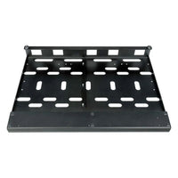 Bottom view of Voodoo Lab Dingbat PX Pedalboard on white background