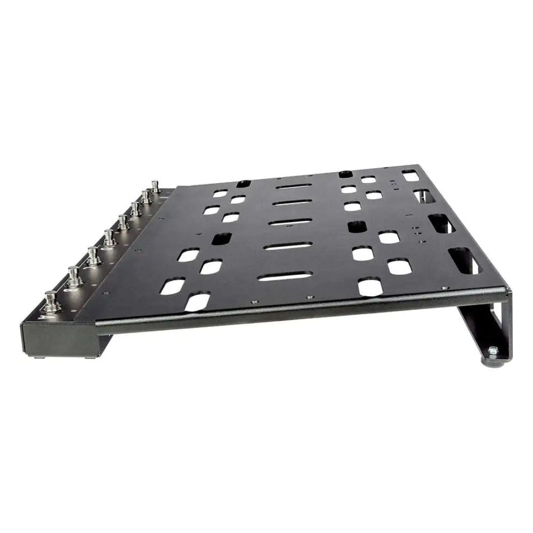 Side view of Voodoo Lab Dingbat PX Pedalboard on white background