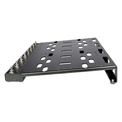 Side view of Voodoo Lab Dingbat PX Pedalboard on white background