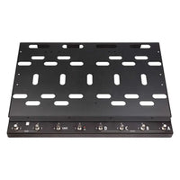 Top view of Voodoo Lab Dingbat PX Pedalboard on white background