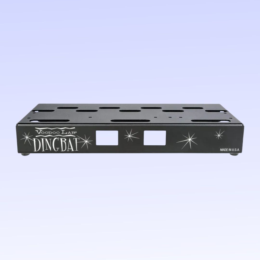 Front view of Voodoo Lab Dingbat Small on lilac background
