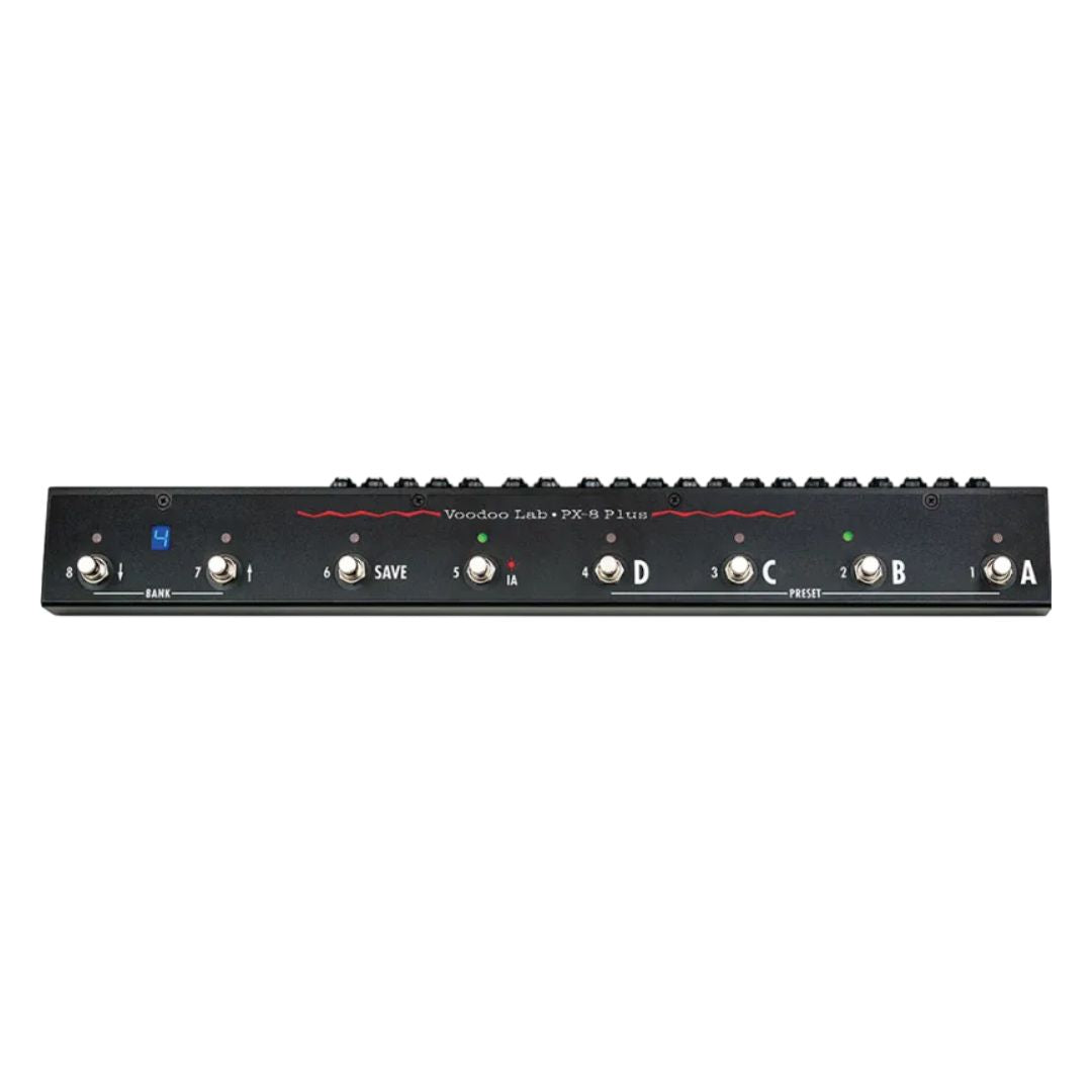 Top view of Voodoo Lab PX-8 PLUS on white background