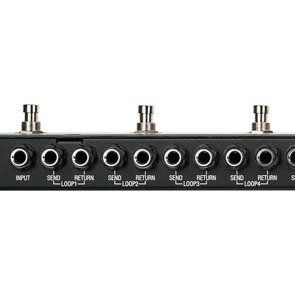 Close up view of rear of Voodoo Lab PX-8 PLUS on white background
