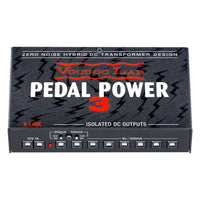 Angled top view of Voodoo Lab Pedal Power 3 on white background