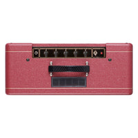 Top view of Vox AC10 Custom Guitar Amplifier Classic Vintage Red on white background