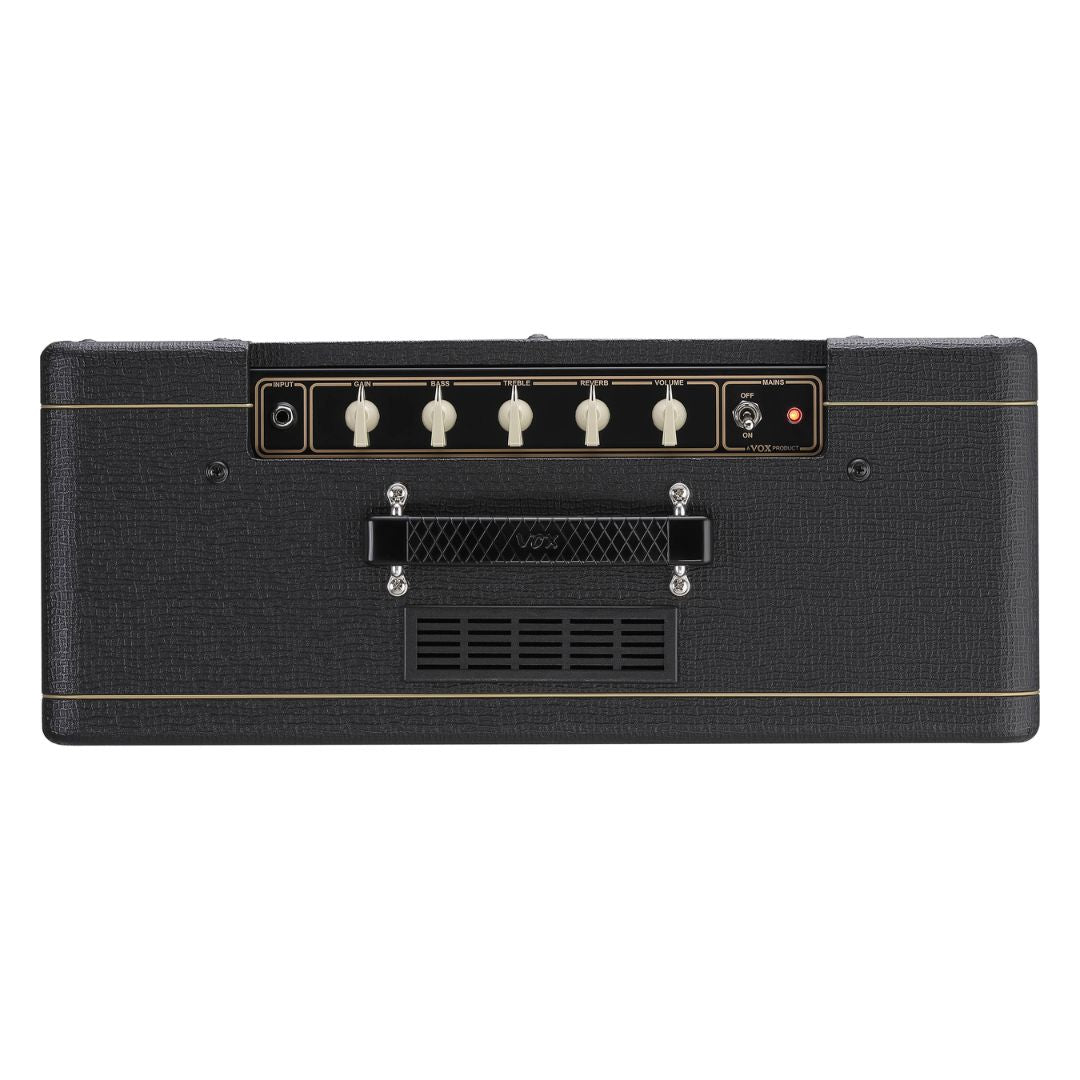 Top view of Vox AC10 Custom Guitar Amplifier Standard on white background