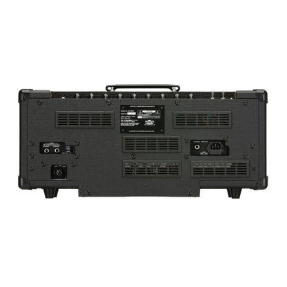 Rear view of Vox AC15 Custom Tube Amplifier Head on white background