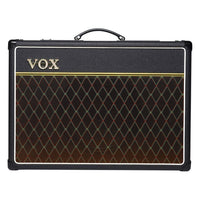 Front view of Vox AC15 Custom Tube Guitar Amplifier Standard on white background