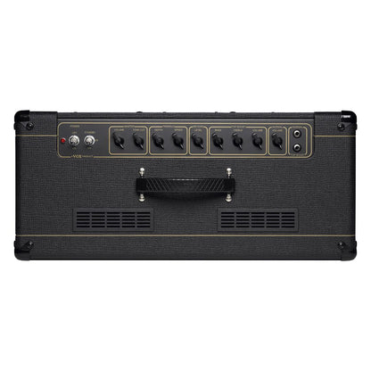 Top view of Vox AC15 Custom Tube Guitar Amplifier Standard on white background