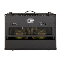 Rear view of Vox AC15 Custom Twin Combo Amplifier on white background