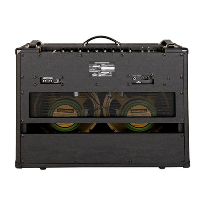Rear view of Vox AC15 Custom Twin Combo Amplifier on white background
