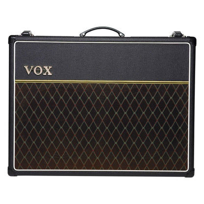 Front view of Vox AC30 Custom Valve Guitar Amplifier Standard on white background