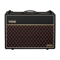 Front view of Vox AC30 Hand-Wired Greenback Guitar Amplifier on white background