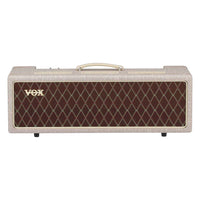 Front view of Vox AC30 Hand-Wired Guitar Amplifier Head on white background