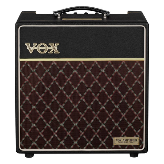 Front view of Vox AC4 Hand-Wired Guitar Amplifier on white background