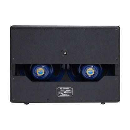 Rear view of Vox AC Hand-Wired 2x12" Cabinet on white background