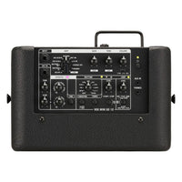 Top view of Vox MINI GO 10 Portable Modeling Guitar Amplifier on white background