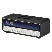 Angled front view of Vox MVX150H 150W Amplifier Head on white background