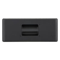 Top view of Vox MVX150H 150W Amplifier Head on white background