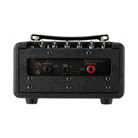 Rear view of Vox Mini Superbeetle Bass Tube Amplifier Head on white background