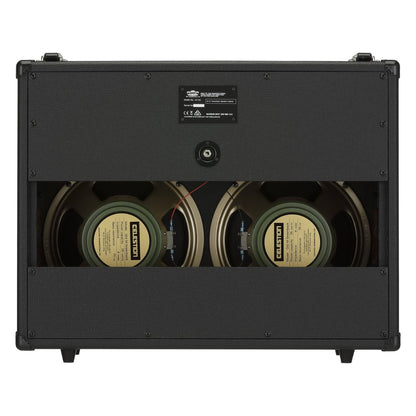 Rear view of Vox V212C 2x12" Extension Cabinet on white background