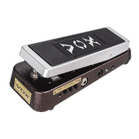 Angled top view of Vox V863-CA Auto Wah Pedal on white background