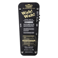 Bottom view of Vox V863-CA Auto Wah Pedal on white background