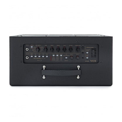 Top view of Vox VT100X Modeling Electric Guitar Amplifier on white background