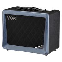 Angled view of Vox VX50GTV Hybrid Modeling Combo Amplifier on white background