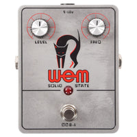 Front view of WEM Custom Copicat Preamp+Boost Pedal on white background