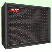 Angled view of WEM Custom Starfinder 1967 212F Speaker Cabinet on green background