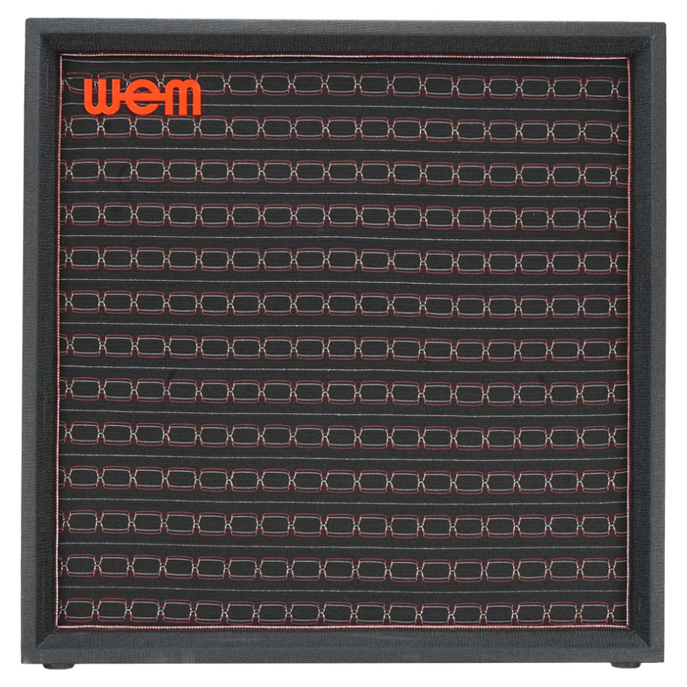 Front view of WEM Custom Starfinder 1967 412F Speaker Cabinet on white background