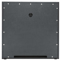 Rear view of WEM Custom Starfinder 1967 412F Speaker Cabinet on white background