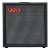Front view of WEM Silver Starfinder 112 Speaker Cabinet on white background