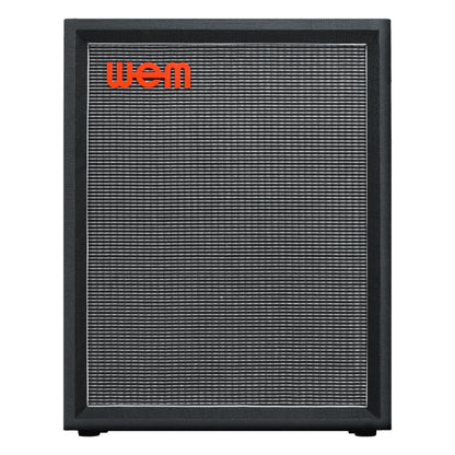 Front view of WEM Silver Starfinder 212 Speaker Cabinet Vertical on white background
