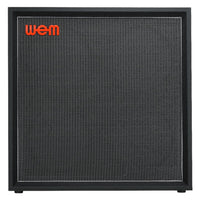 Front view of WEM Silver Starfinder 412 Speaker Cabinet on white background