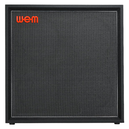 Front view of WEM Silver Starfinder 412 Speaker Cabinet on white background