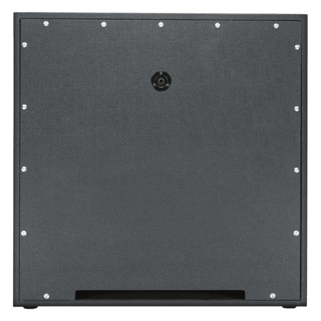 Rear view of WEM Silver Starfinder 412 Speaker Cabinet on white background