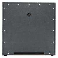 Rear view of WEM Silver Starfinder 412 Speaker Cabinet on white background