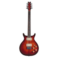Front view of Washburn American Hawk '78 Electric Guitar (Vintage Sunburst) on white background