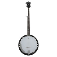 Front view of Washburn B9 Americana 5-String Banjo on white background