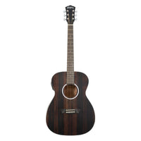 Washburn Deep Forest Ebony FE Acoustic-Electric Guitar (Striped Ebony)