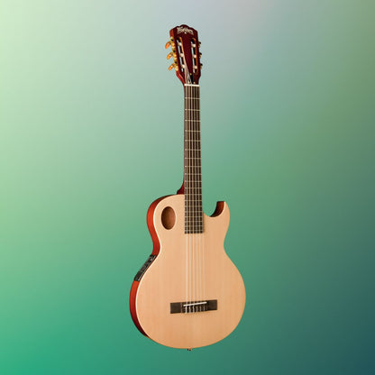 Washburn EACT42S Festival Cutaway Classical Electric Guitar (Natural)