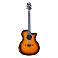Front view of Washburn G110CE on white background