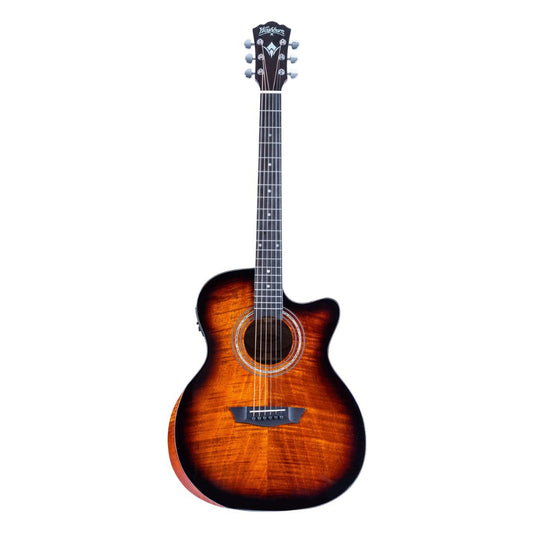 Front view of Washburn G12FCE on white background